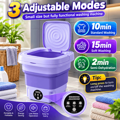 Folding Portable Washing Machine